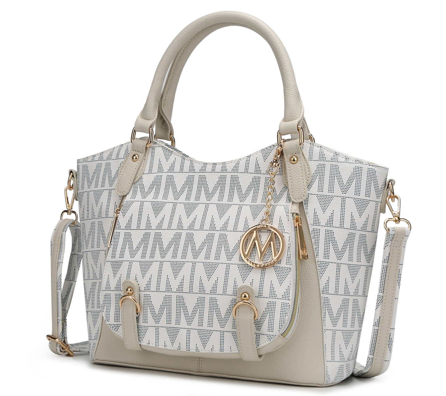 MKF Collection Fula Signature Satchel Bag by Mia k