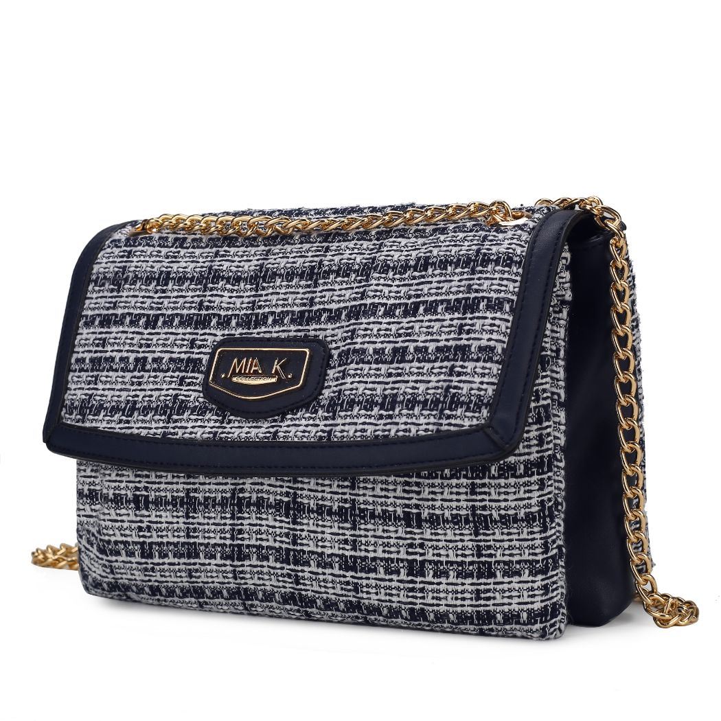 MKF Collection Mackenzie Tweed Women Shoulder Handbag by Mia K