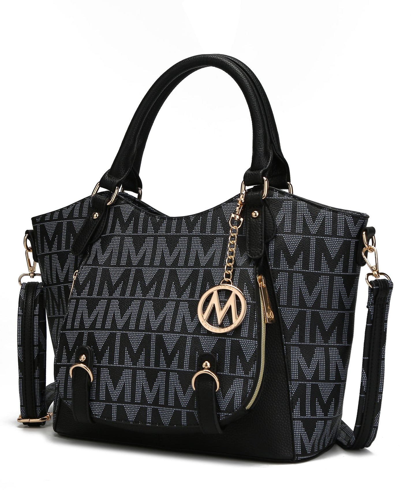 MKF Collection Fula Signature Satchel Bag by Mia k