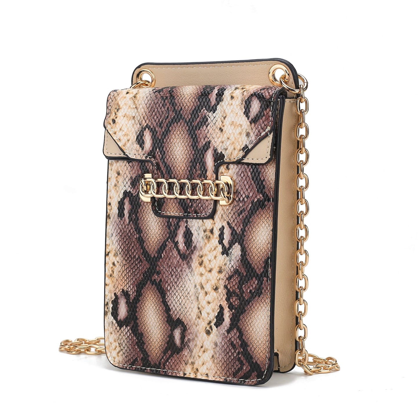 MKF Collection Yael Snake embossed Vegan Leather Phone Crossbody