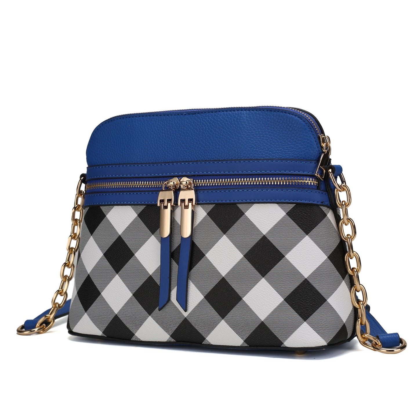 MKF Collection Suki Checkered Crossbody