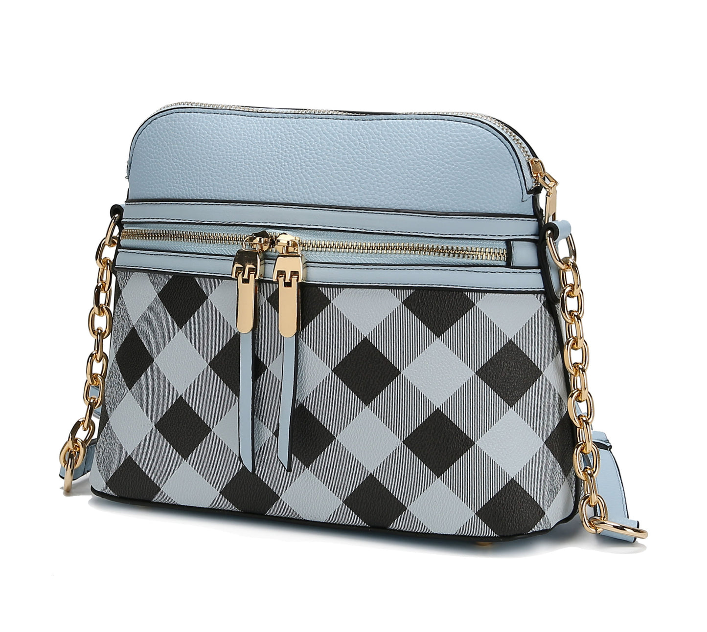 MKF Collection Suki Checkered Crossbody