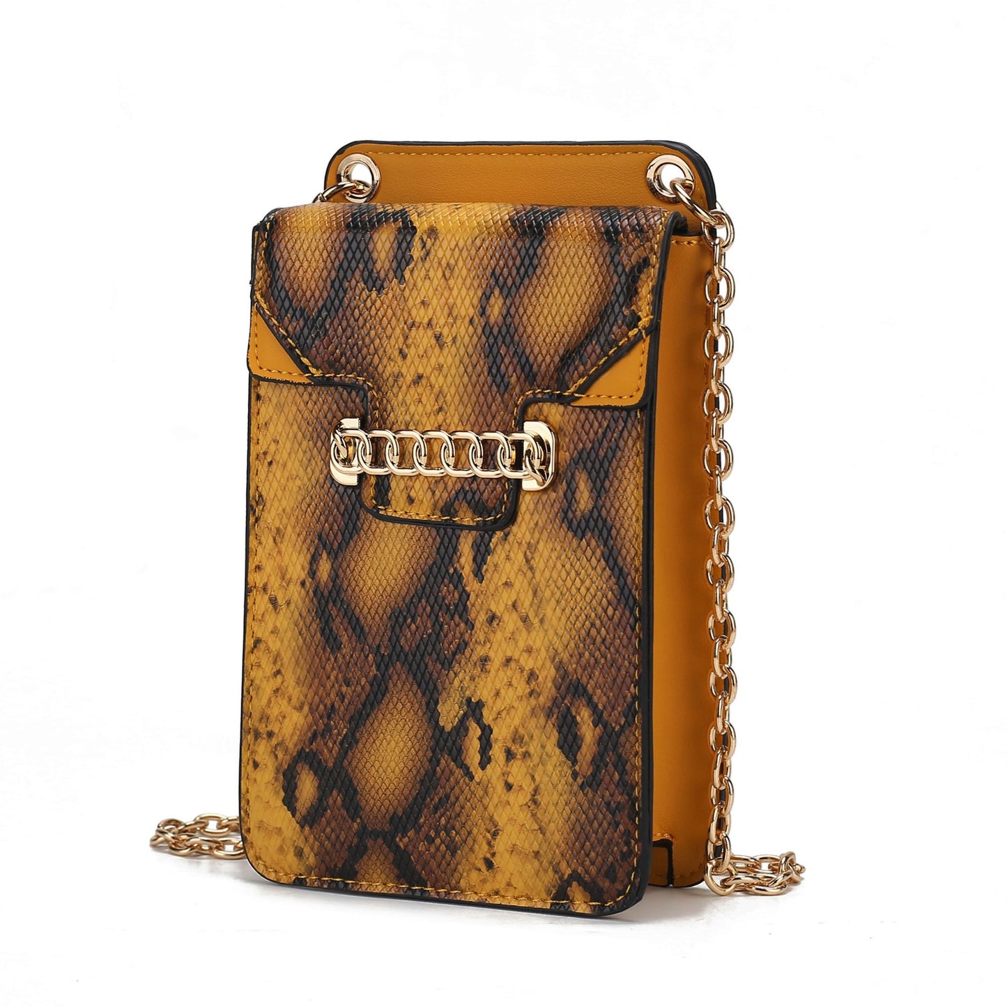 MKF Collection Yael Snake embossed Vegan Leather Phone Crossbody