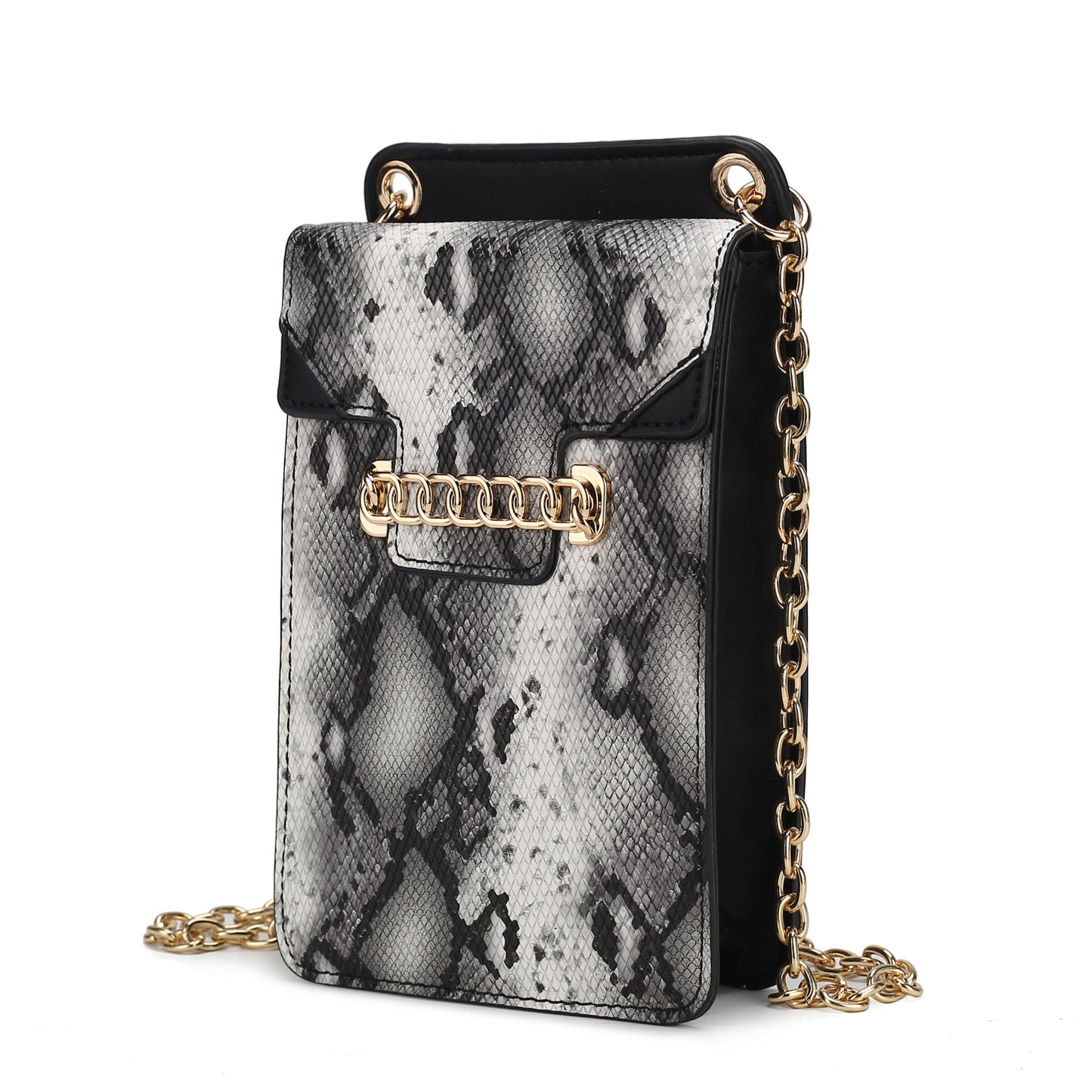 MKF Collection Yael Snake embossed Vegan Leather Phone Crossbody