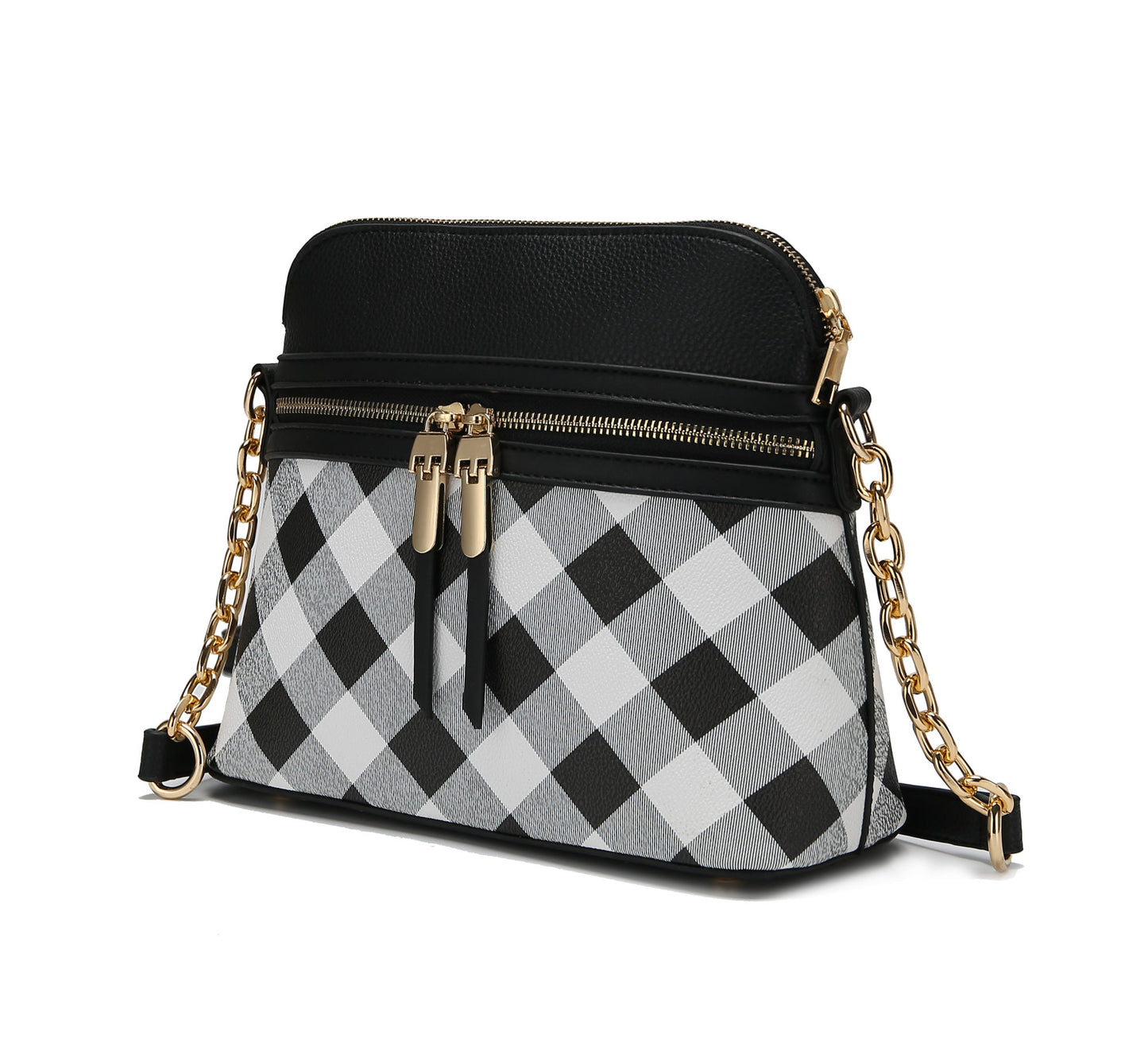 MKF Collection Suki Checkered Crossbody