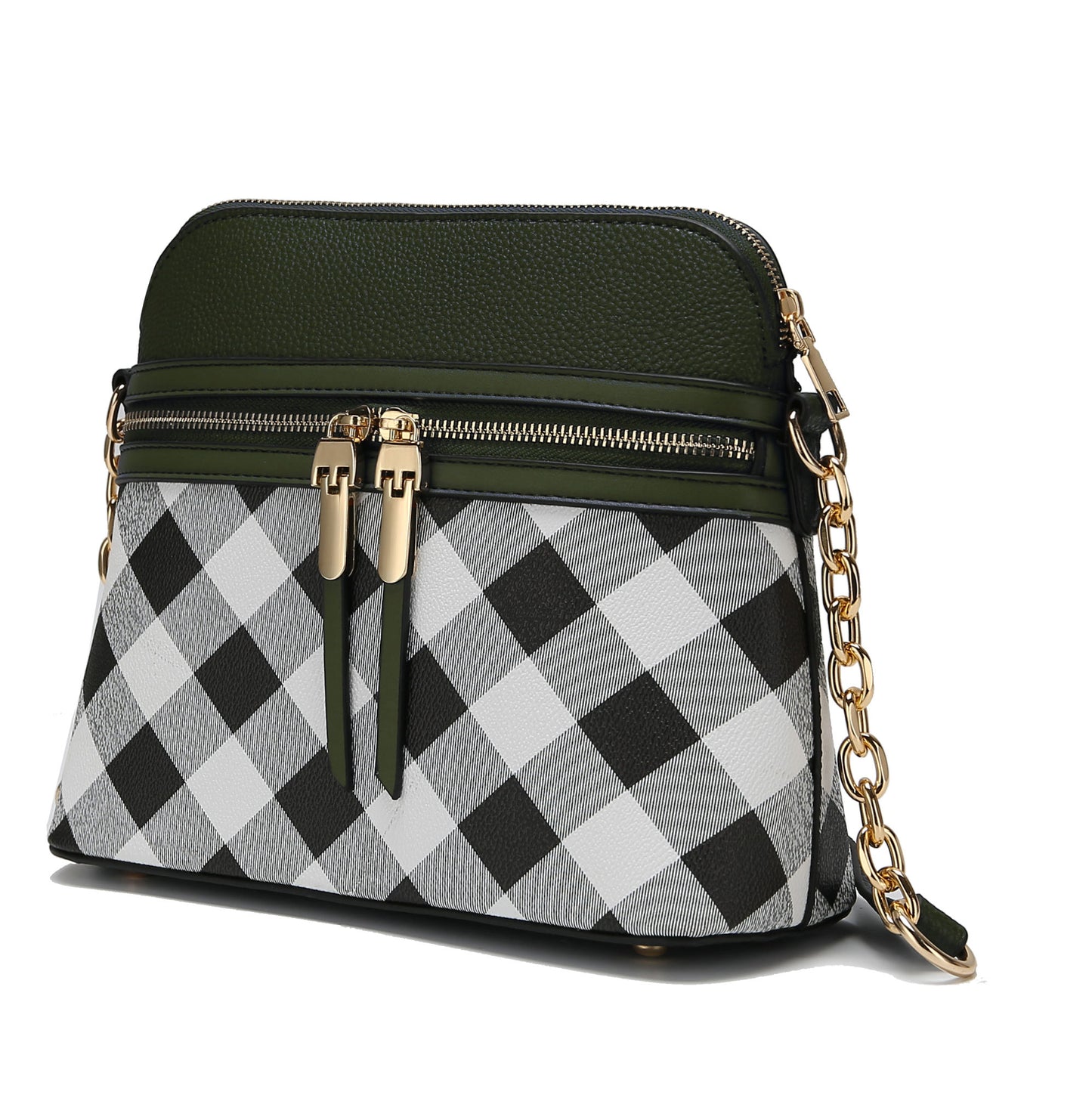 MKF Collection Suki Checkered Crossbody