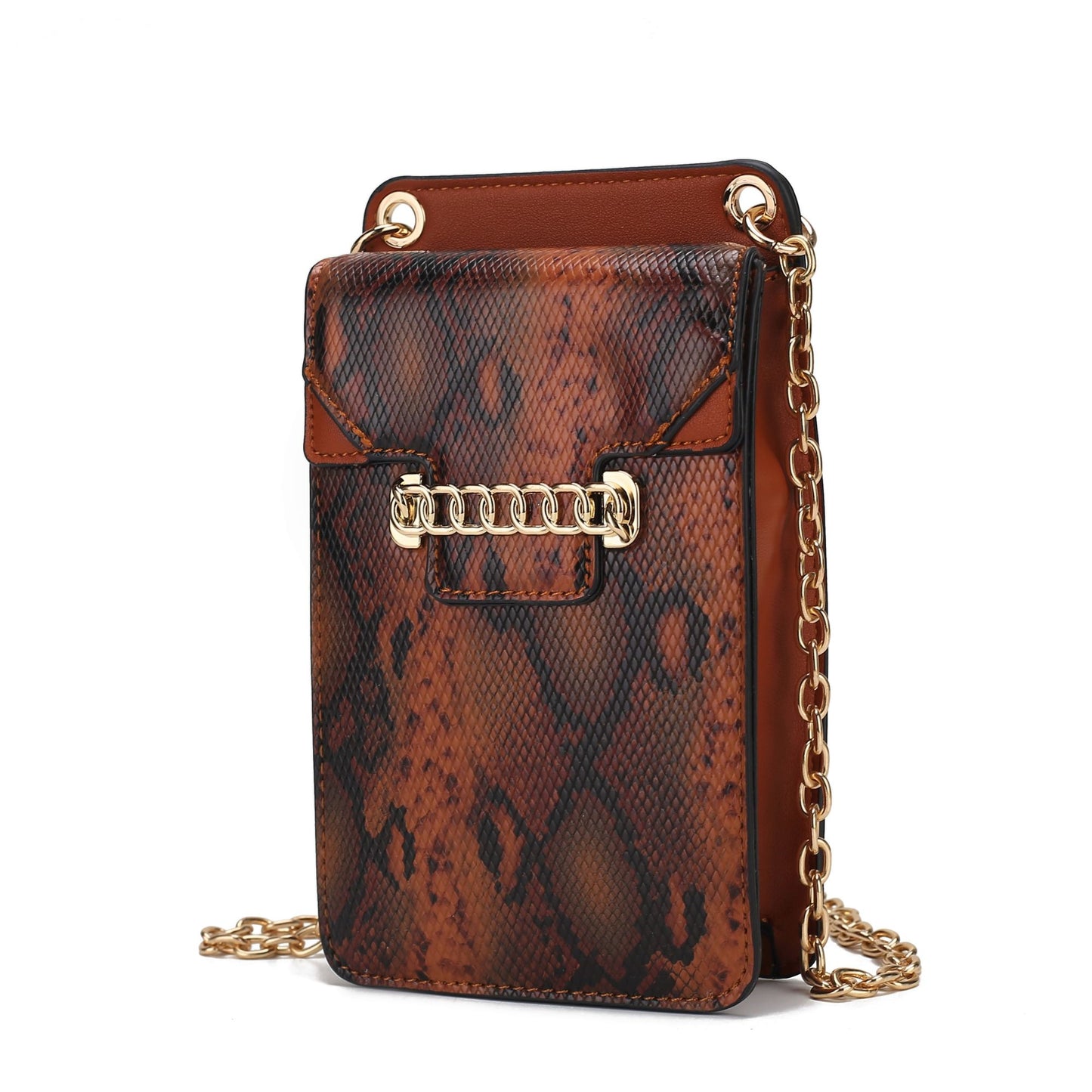 MKF Collection Yael Snake embossed Vegan Leather Phone Crossbody