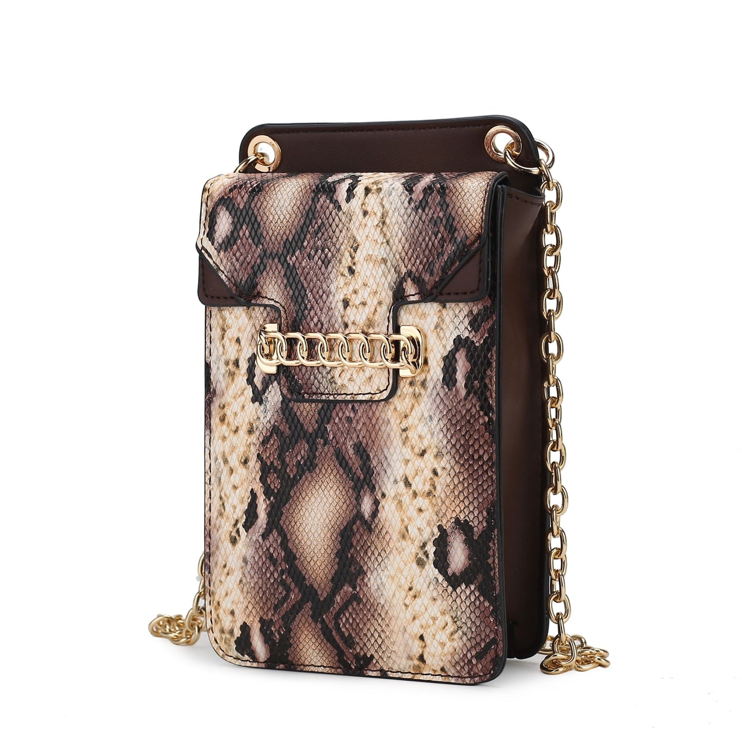 MKF Collection Yael Snake embossed Vegan Leather Phone Crossbody