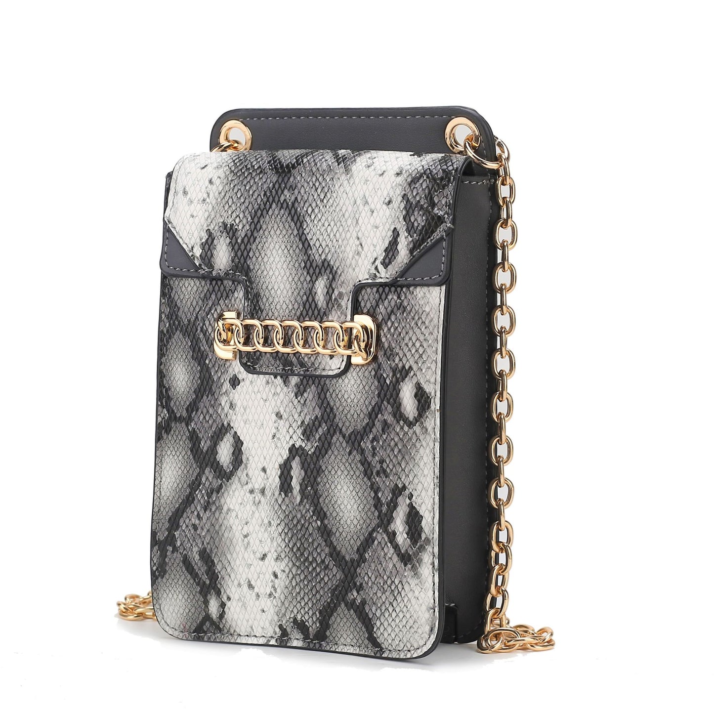 MKF Collection Yael Snake embossed Vegan Leather Phone Crossbody