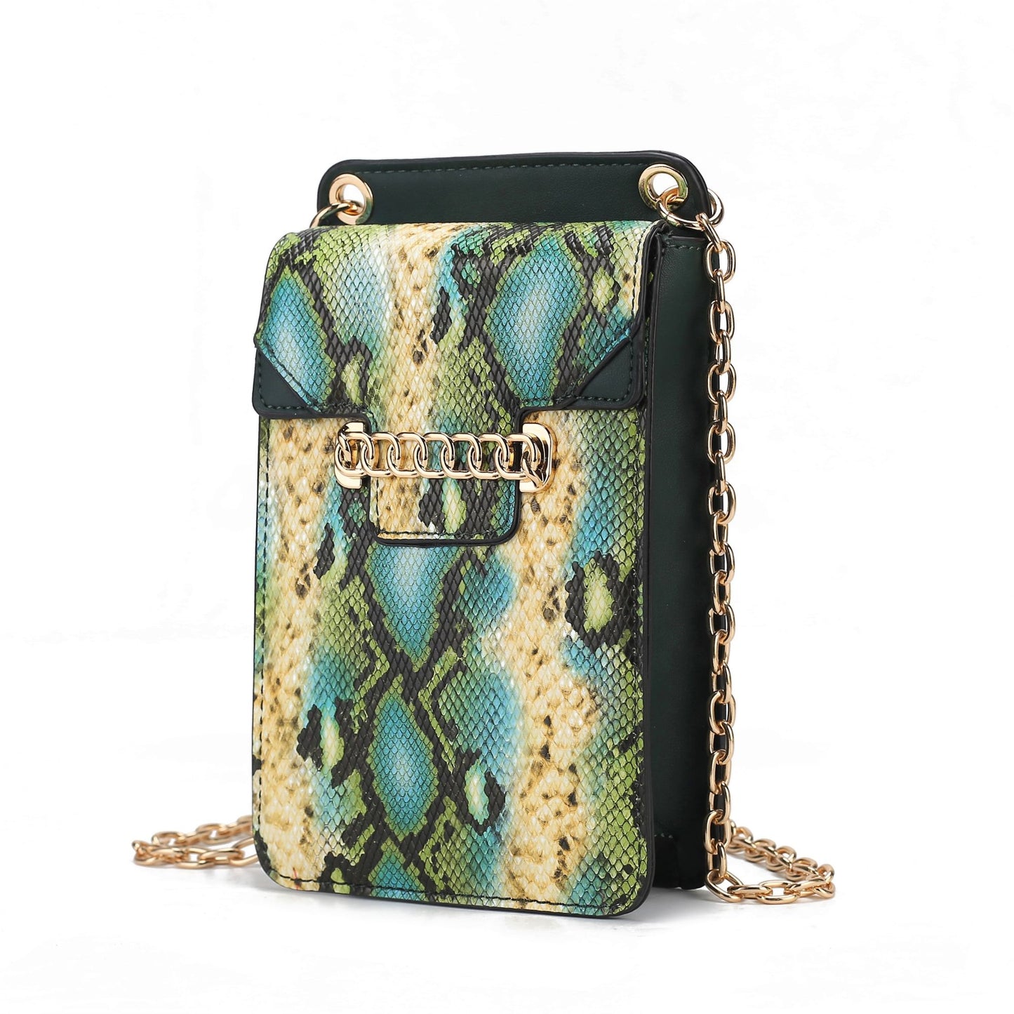 MKF Collection Yael Snake embossed Vegan Leather Phone Crossbody