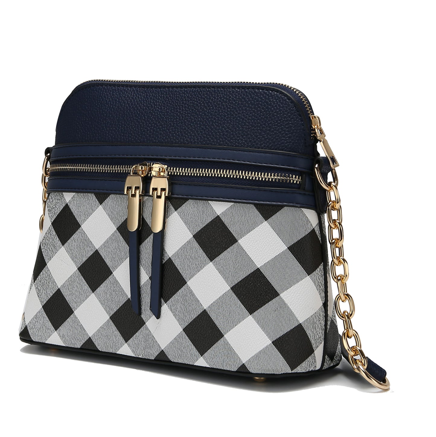 MKF Collection Suki Checkered Crossbody