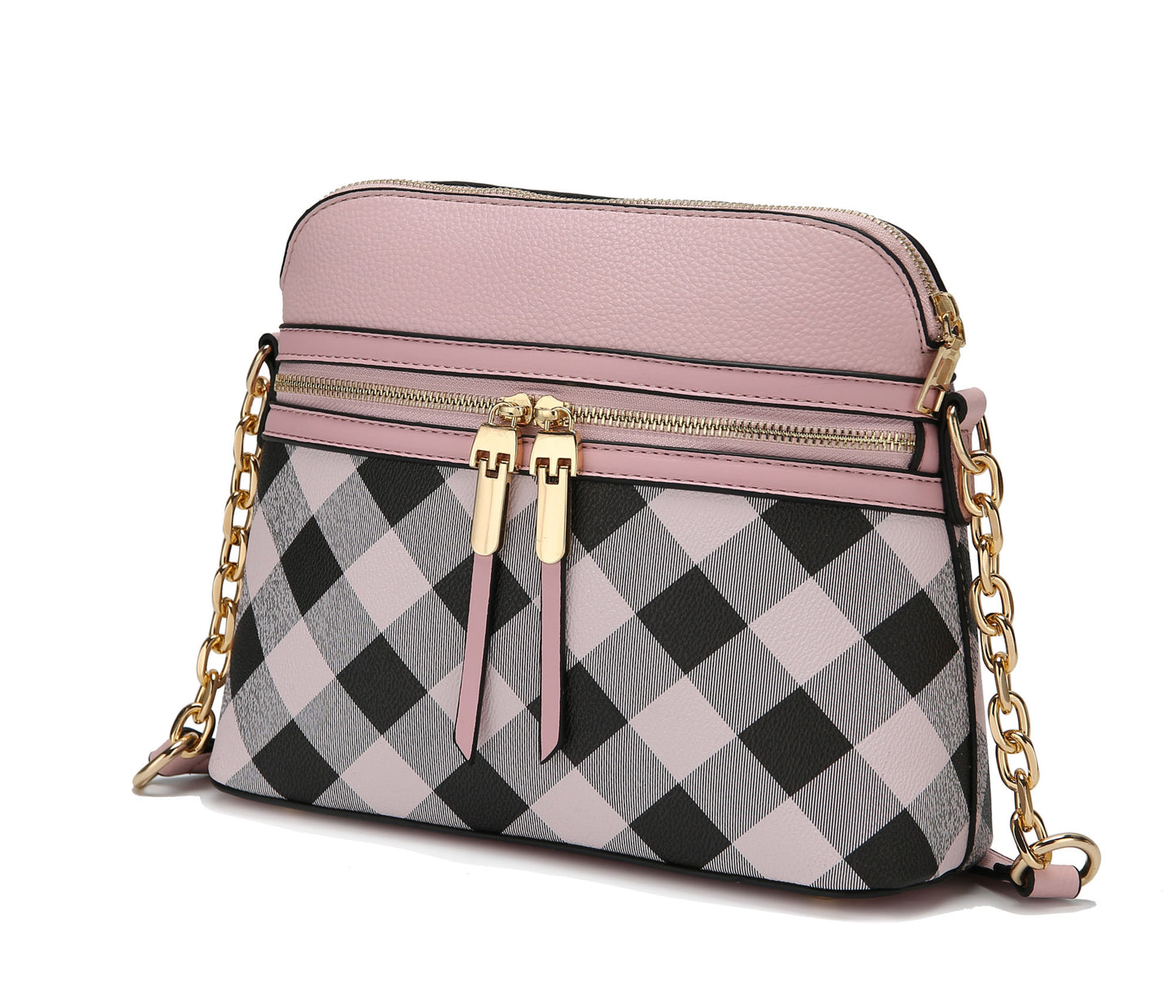 MKF Collection Suki Checkered Crossbody