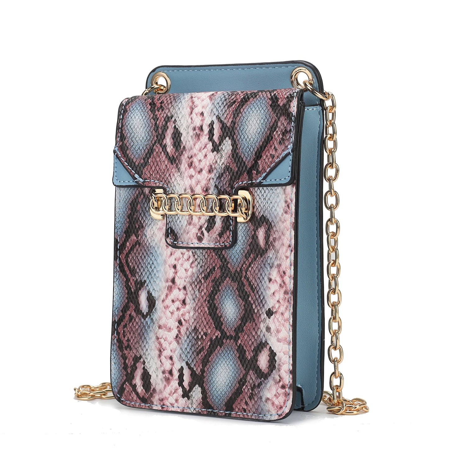 MKF Collection Yael Snake embossed Vegan Leather Phone Crossbody